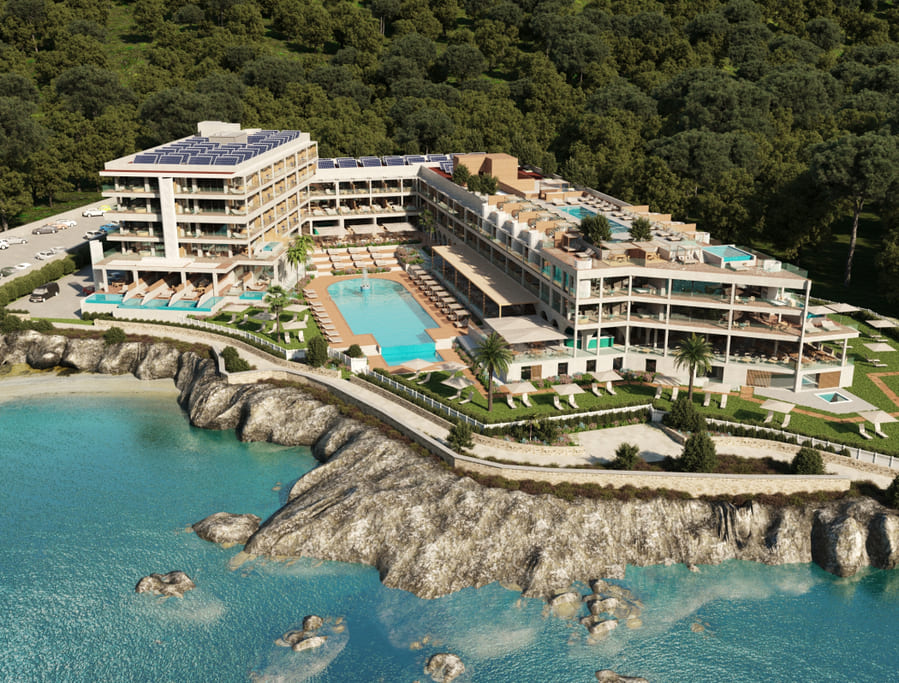 Strefa relaksu w luksusowym hotelu